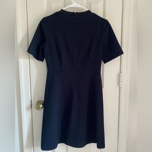 Ann Taylor Blue & Black Sheath Dress
